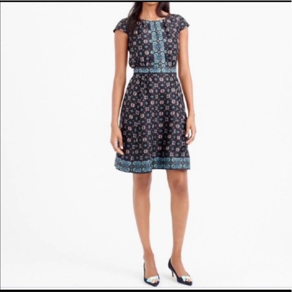 J. Crew silk dress 2P
